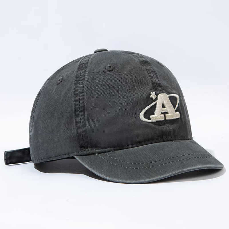 Herren Casual Bestickte Canvas Cap Brehn