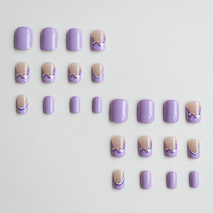 Künstlerisches französisches Spitzen-Nageldesign-Kit