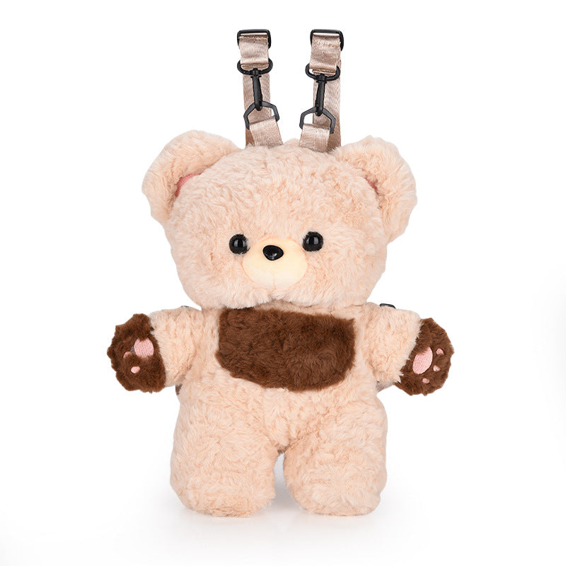Plüsch Rucksack mit Süßem Teddy-Design Brehn