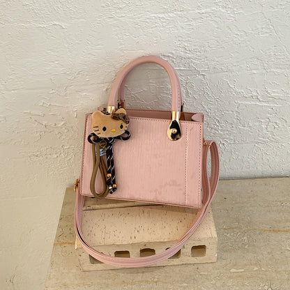 Elegante Texturierte Handtasche Schultertasche