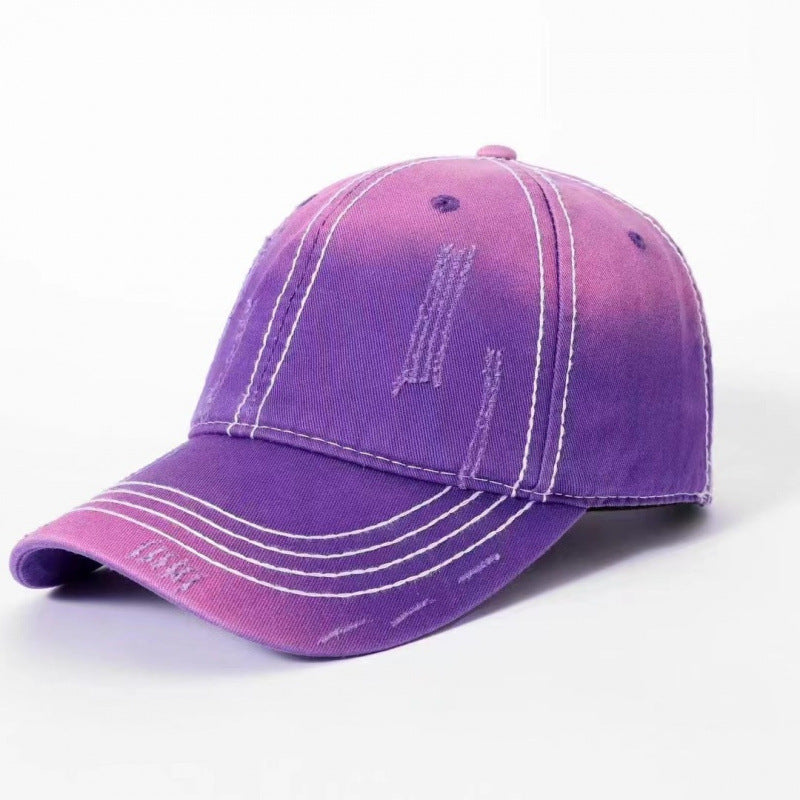 Herren klassische distressed Baumwoll-Baseballmütze Brehn