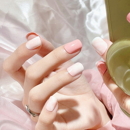 Press-On-Nagelset mit Marmor-Effekt