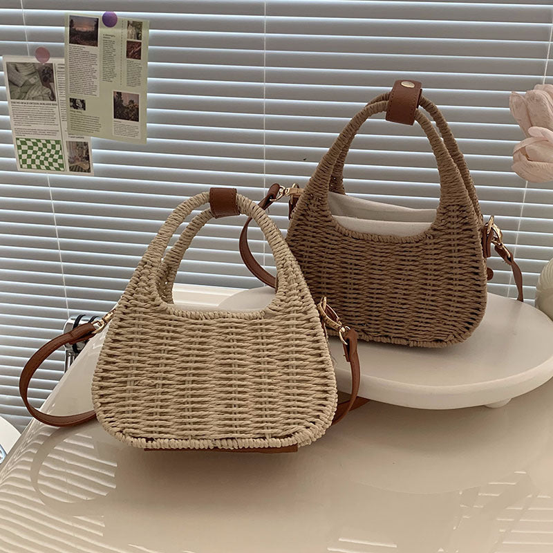 Damen Korb-Umhängetasche mit stilvollem Design Brehn