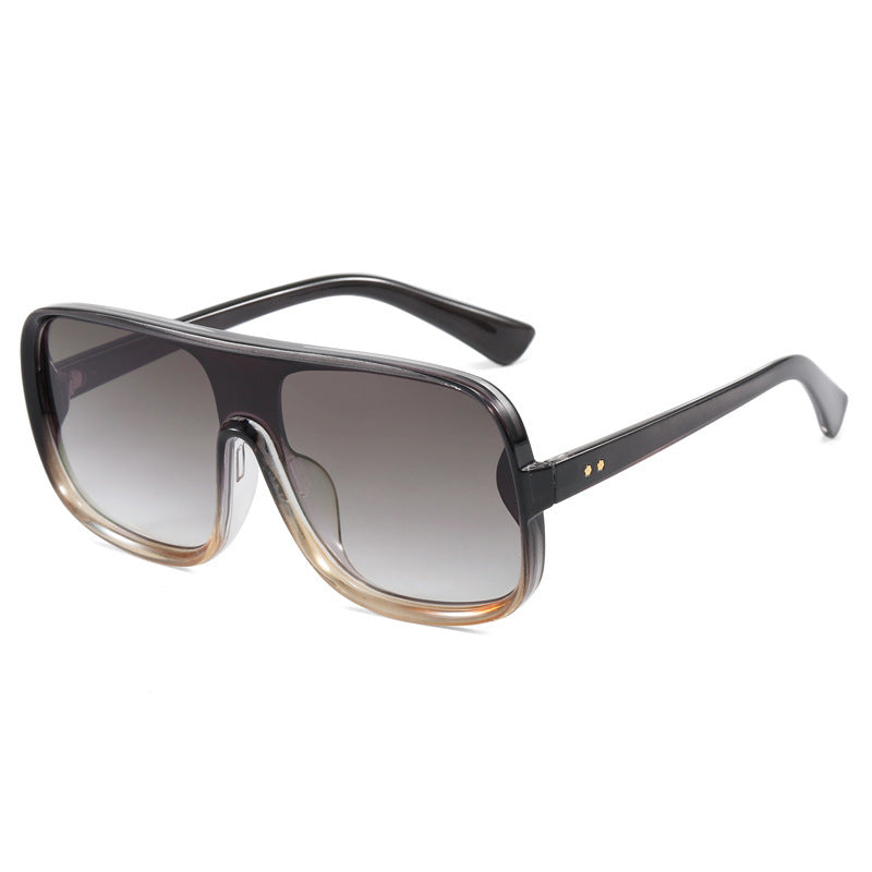 Damen modische Shield-Sonnenbrille mit innovativem Design Brehn