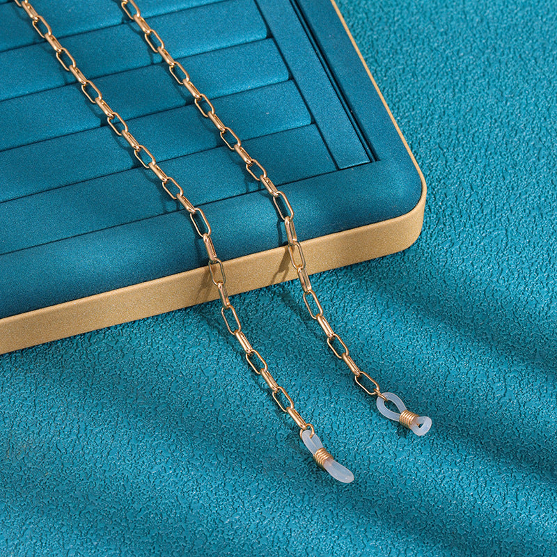 Elegante Perlen Brillenhalter Kette Brehn