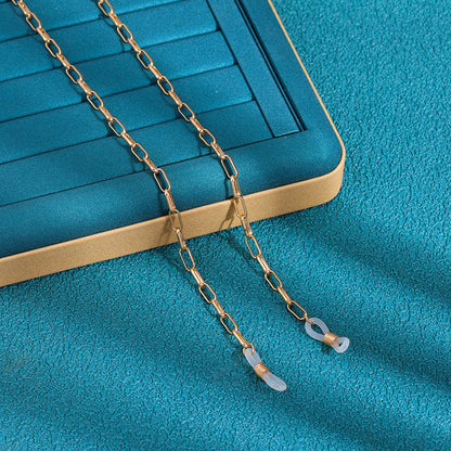 Elegante Perlen Brillenhalter Kette Brehn