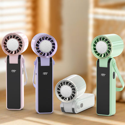 Unisex Tragbarer Handventilator mit leistungsstarker Akku-Anzeige Brehn