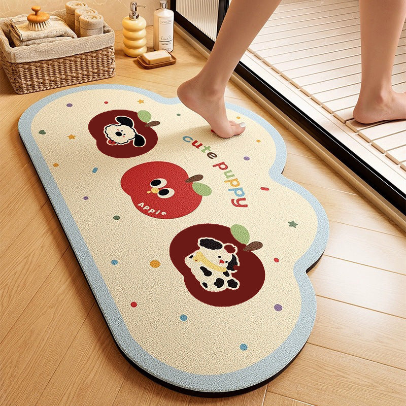 Niedlicher Tier-Motiv Memory Foam Badematte Brehn