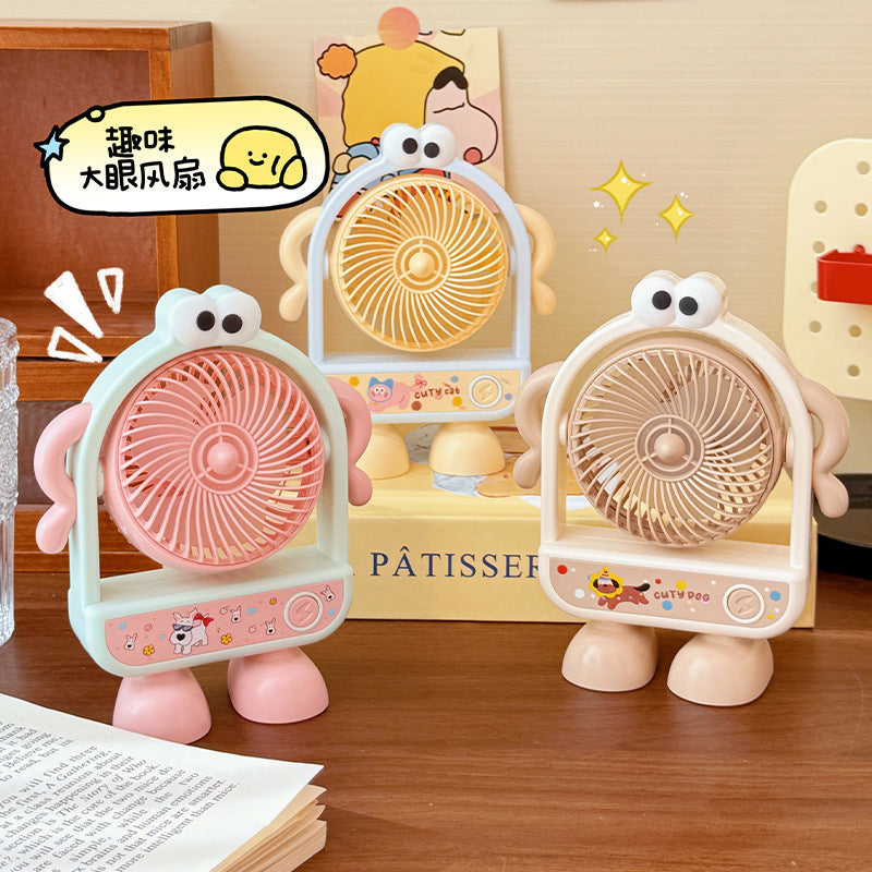 Unisex Tragbarer Mini Standventilator mit Tierdesign Brehn