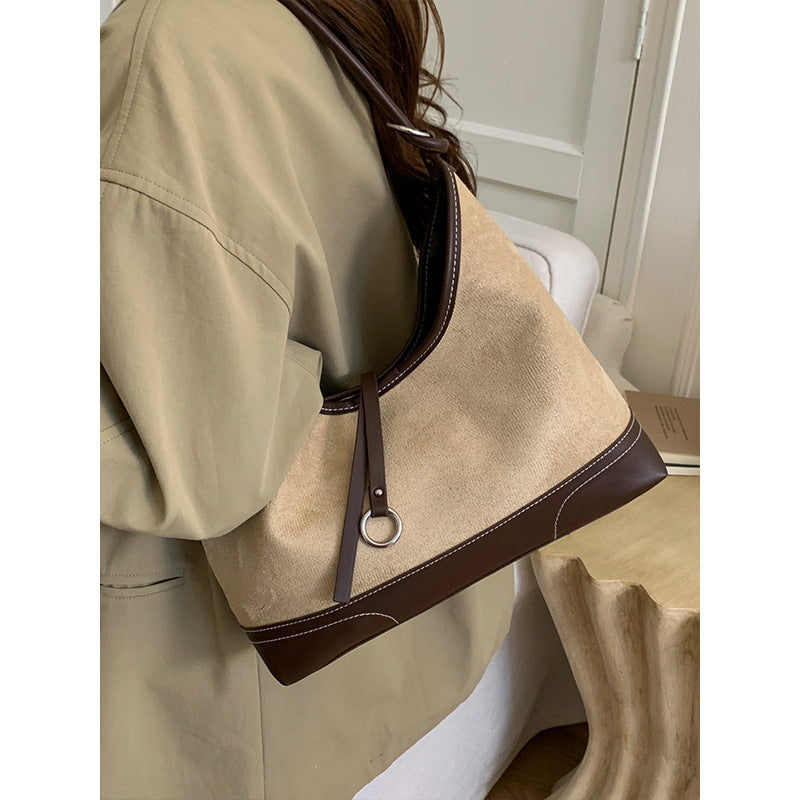 Wildleder Hobo Tasche