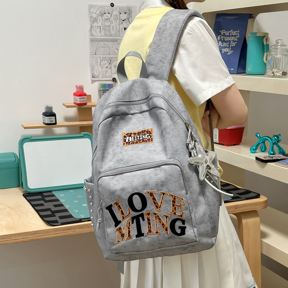 Stilvoller Trendiger Lässiger Rucksack Brehn