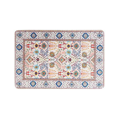 Orientteppich im Persian‑Medaillon Stil, maschinengeknüpfter Kurzflorteppich Brehn