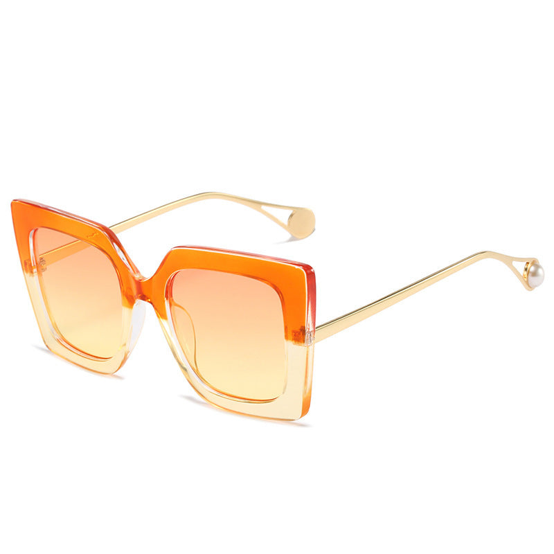 Oversized Geometrische Mode Sonnenbrille Brehn