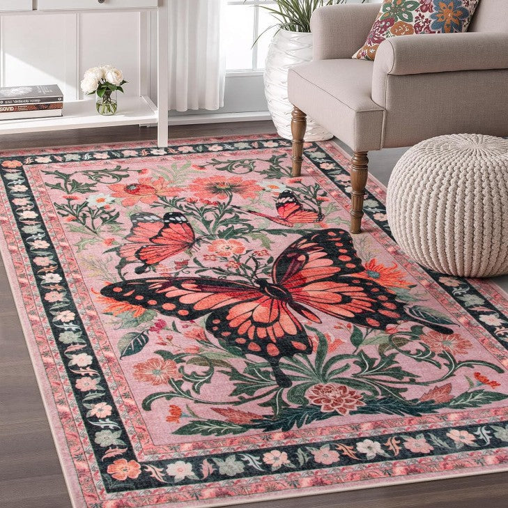 Dekorativer floraler Teppich