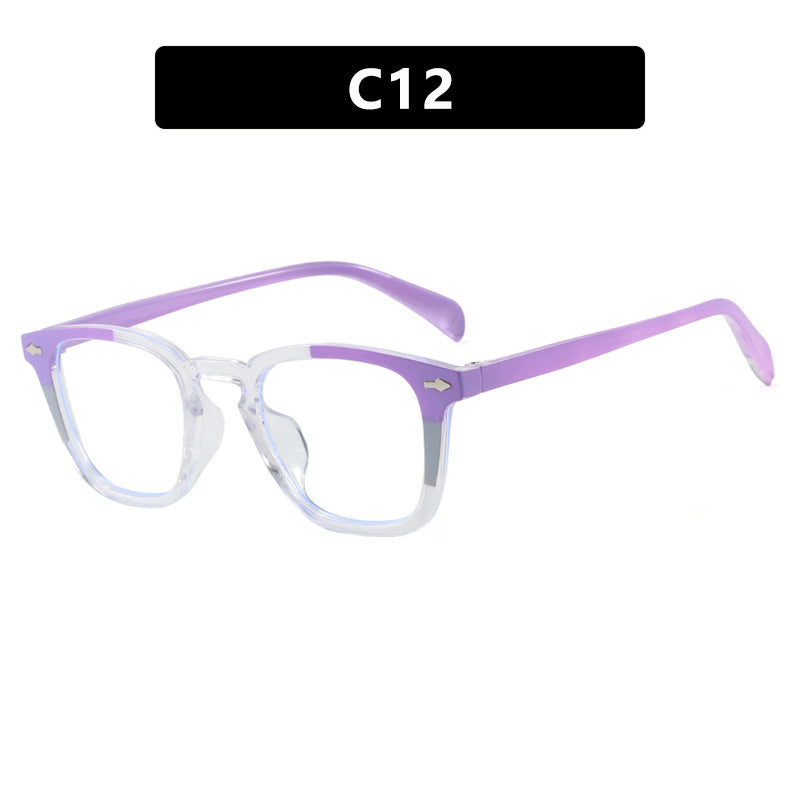 Damen moderne quadratische Sonnenbrille mit verspiegeltem UV-Schutz Brehn
