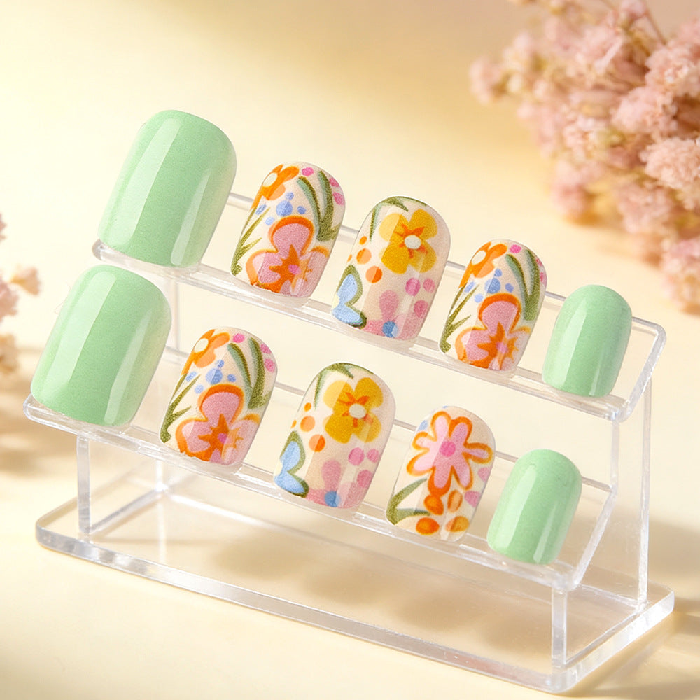 Floral Abstract Nail Art Brehn