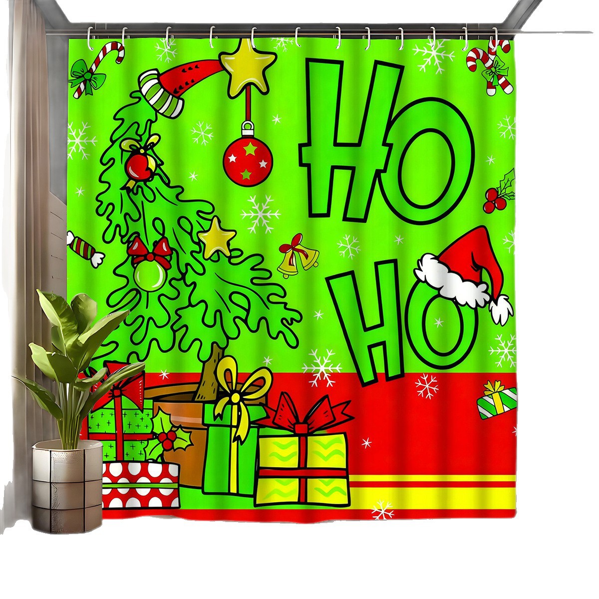 Festliches Weihnachtsbaddekor-Set Brehn