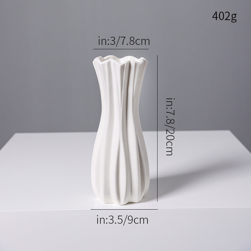 Elegante beschichtete Keramikvase