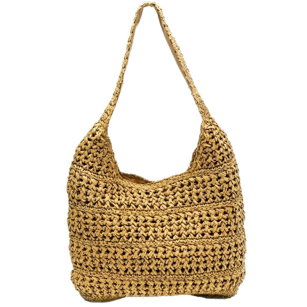 Hobo-Tasche Aus Handgeknüpftem Material Brehn