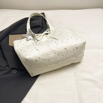 Stylische Canvas-Tote-Bag mit mehreren Taschen
