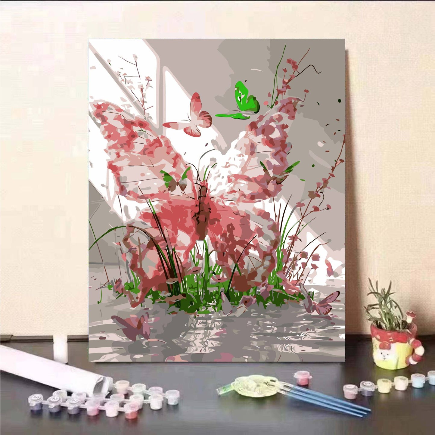 Floral Fantasy Malen nach Zahlen Wandkunst Brehn