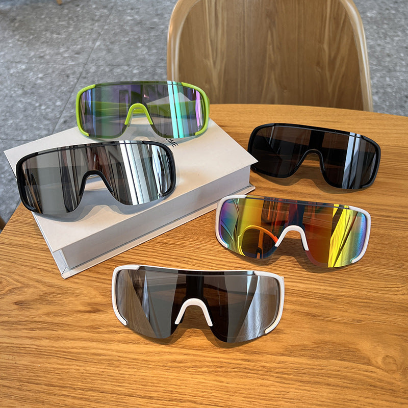 Herren Aerodynamischer Shield Sonnenbrille Brehn