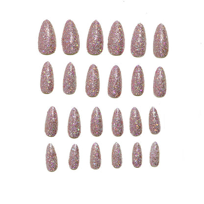 Glamouröser Glitter Press-On Nagel Set Brehn