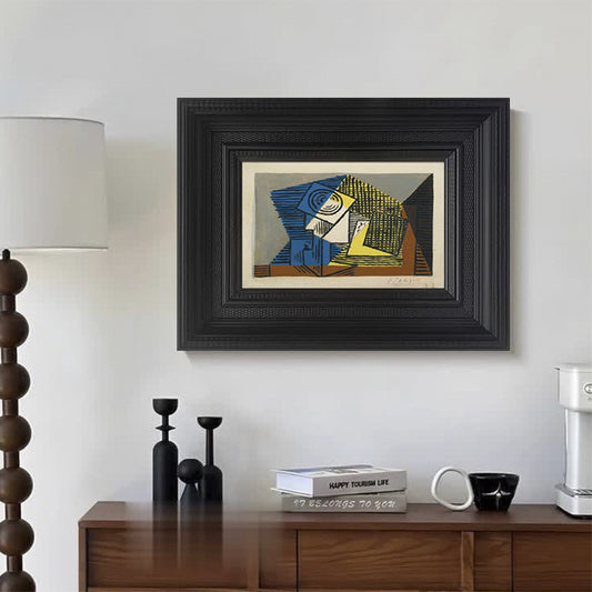Abstrakte geometrische gerahmte Kunstwerke