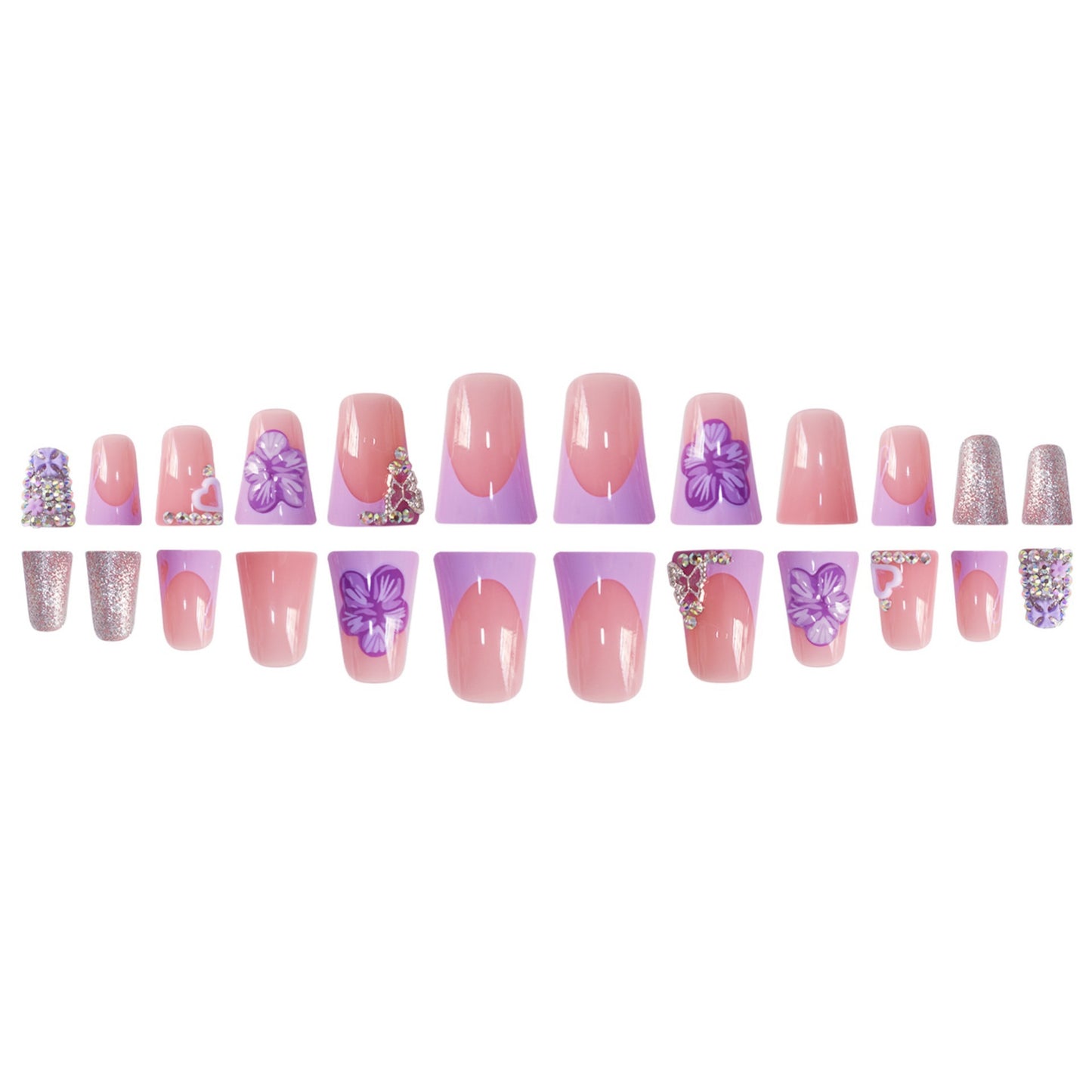 Dekorative florale Druck-Nagelverlängerungen Brehn 1787913819