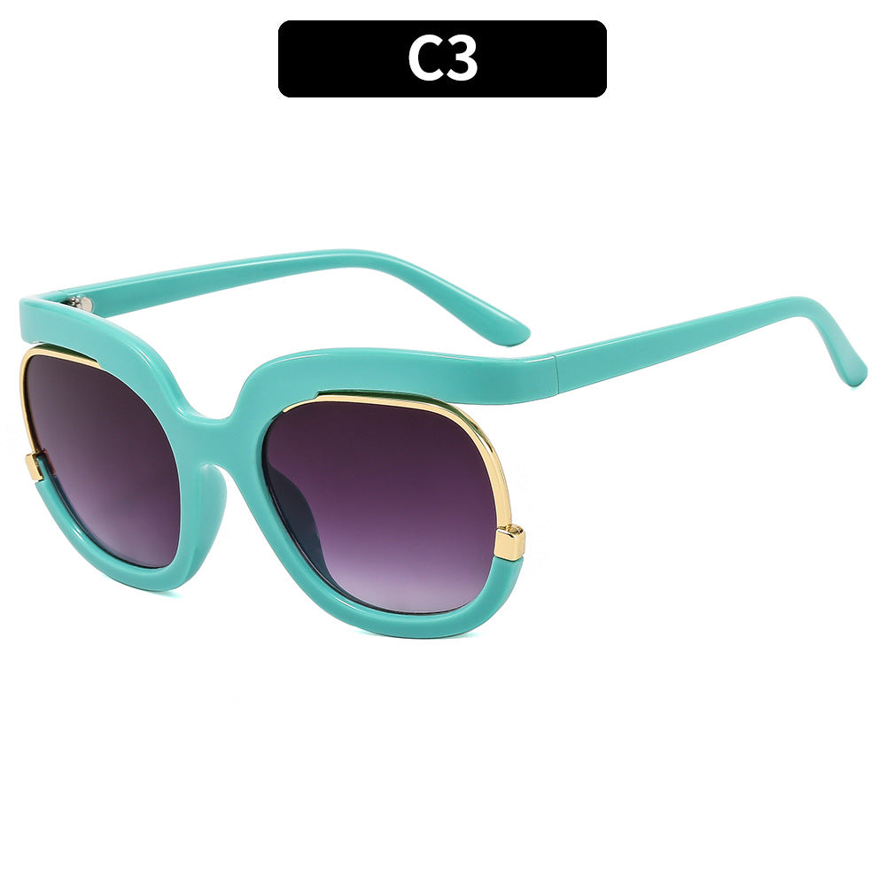 Elegante Übergroße Sonnenbrille