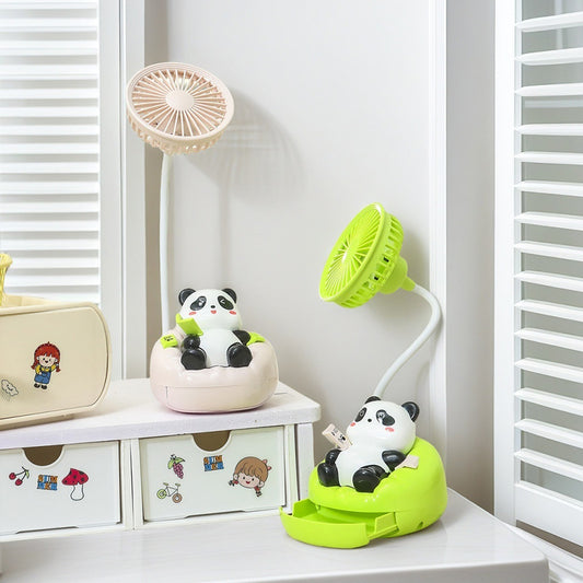 Unisex Mini Tischventilator mit süßem Panda-Design Brehn