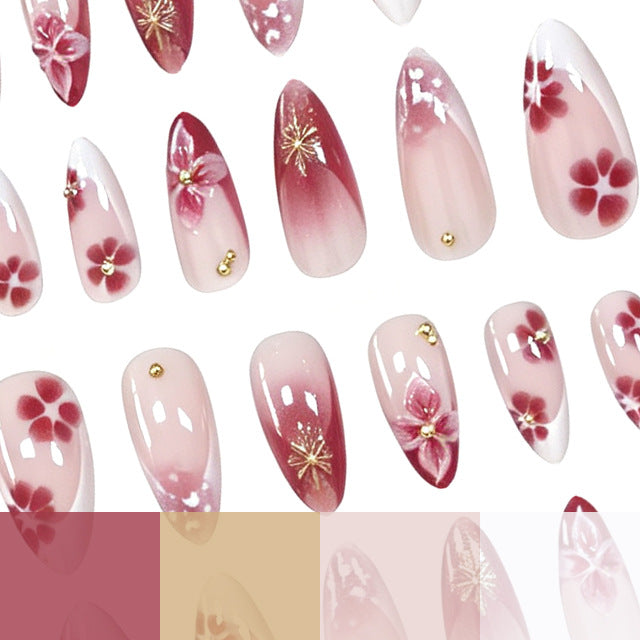 Künstlerische florale Acrylnagelverlängerungen Brehn 1789915666