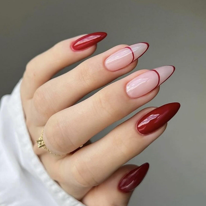 Künstlerische Lange Stiletto Nagelverlängerungen