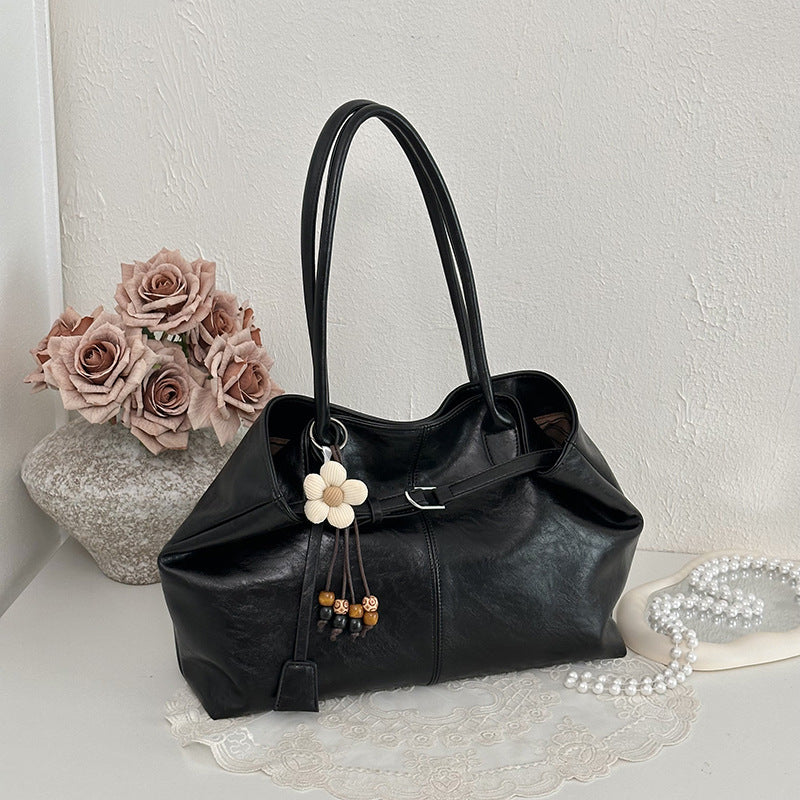 Geräumige Leder-Tote