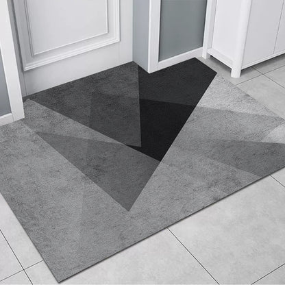 Geometrisch gemusterte Teppichmatte Brehn