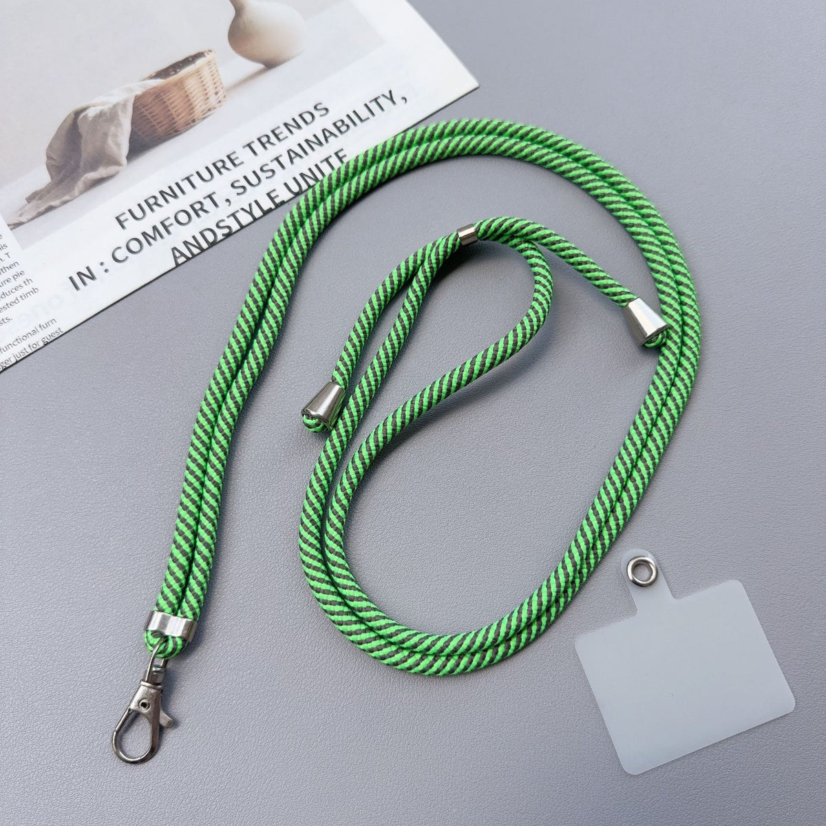 Geflochtenes Band mit Gravurclip Brehn