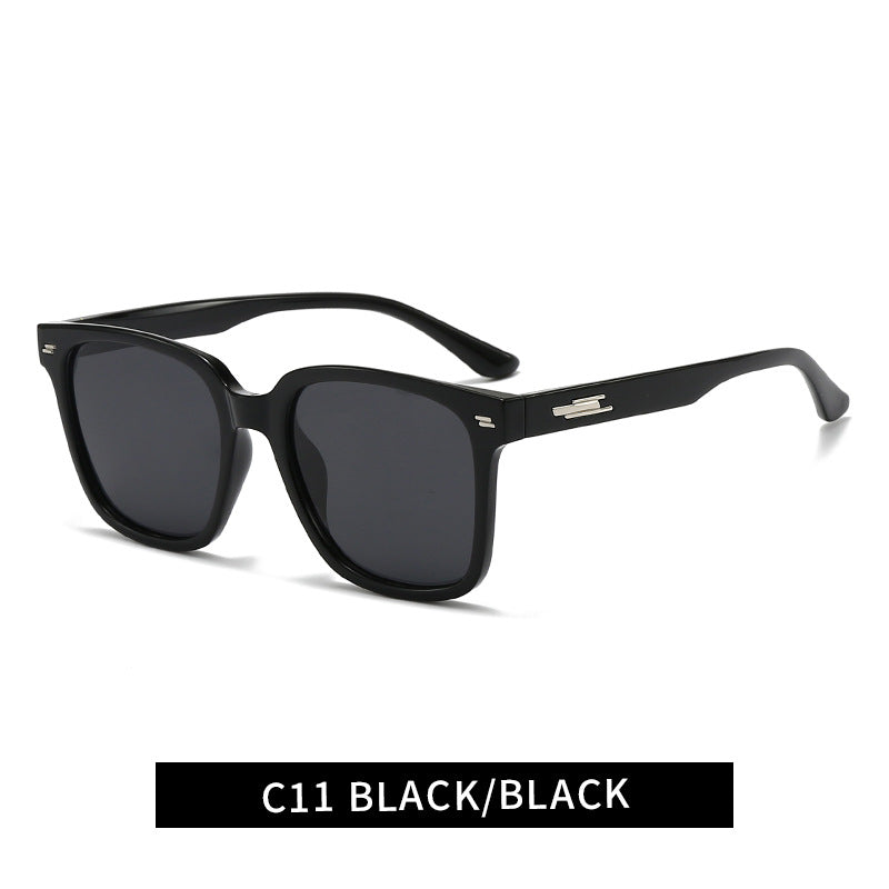 Damen modische quadratische Sonnenbrille mit UV-Schutz und flexiblem Gestell Brehn
