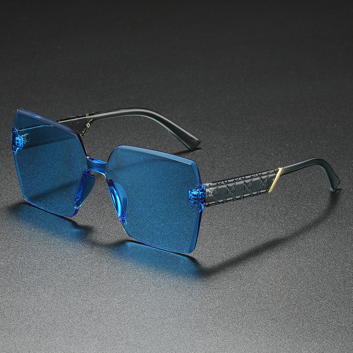Luxuriöse Übergroße Sechseckige Sonnenbrille Brehn