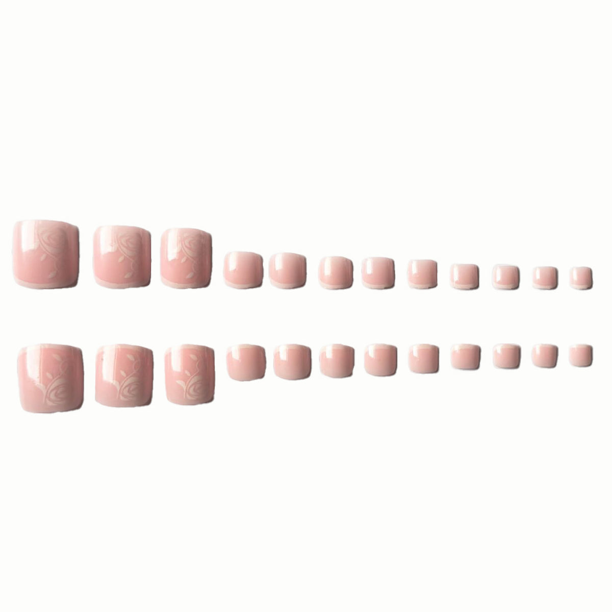 Elegante Nagelkunst Pediküre