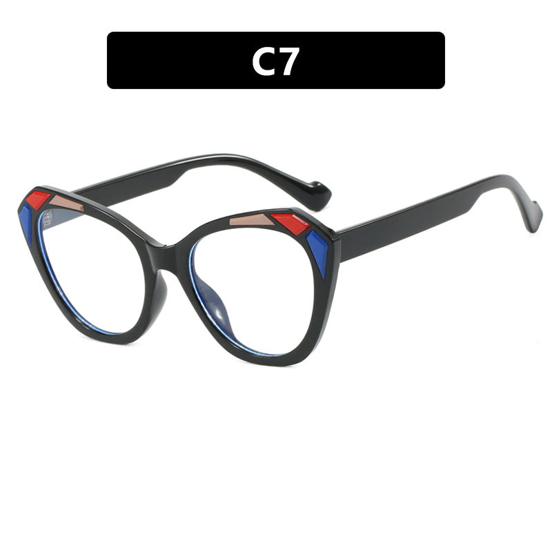 Damen Katzenaugen-Sonnenbrille mit modischen Details Brehn