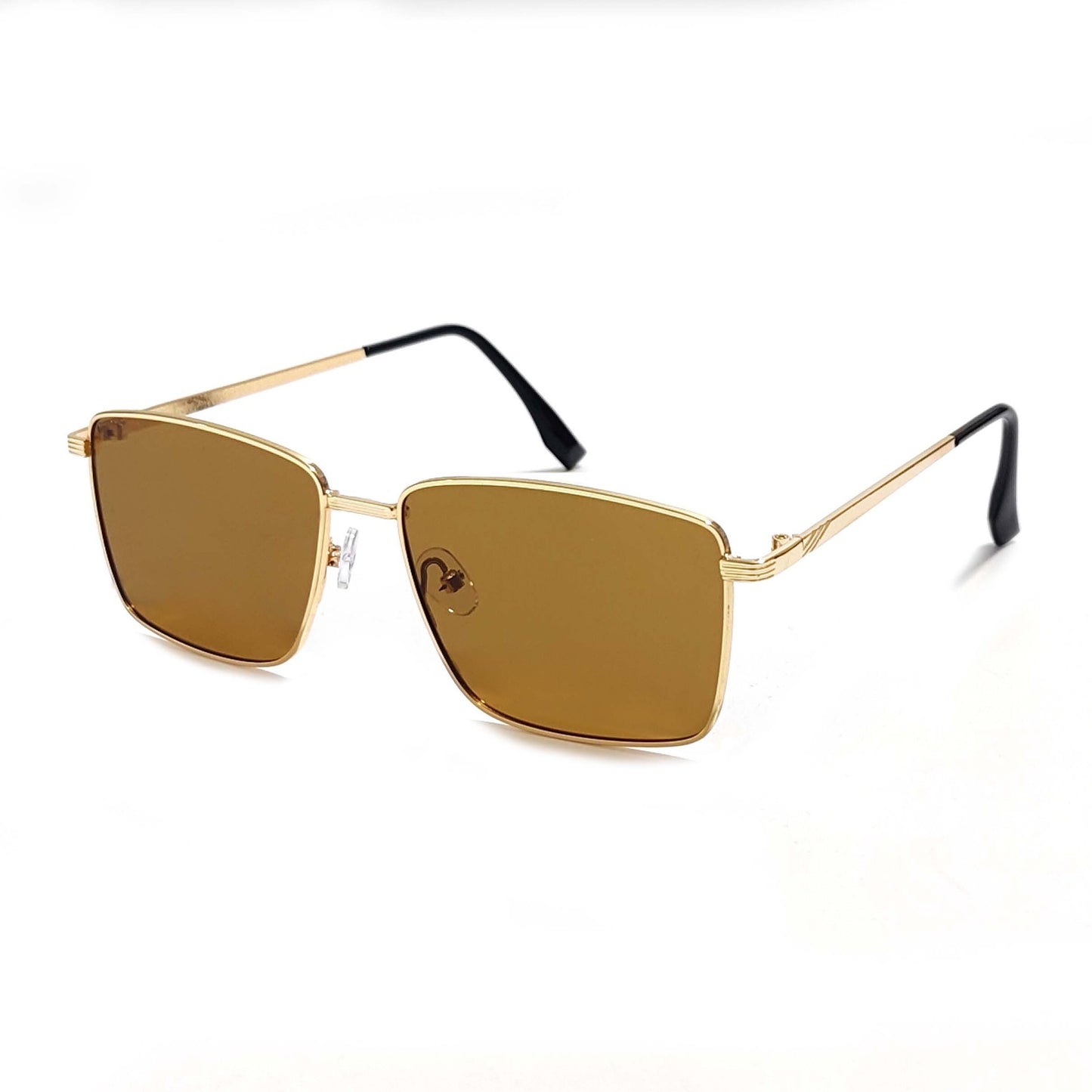 Herren modische quadratische Sonnenbrille mit UV-Schutz und ergonomischen Bügeln Brehn