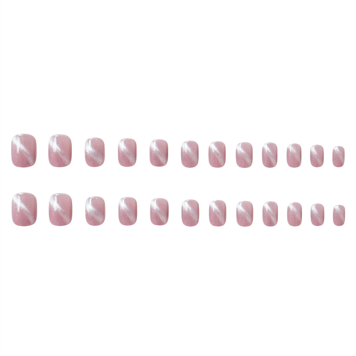 Sparkling Gel Press-On Nail Set Brehn