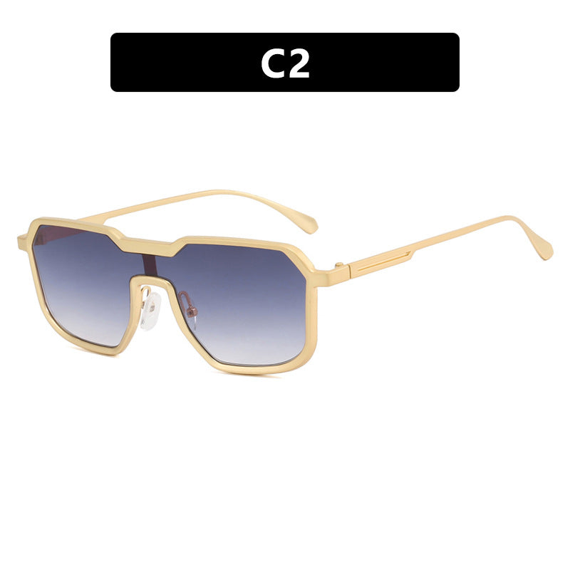 Damen extravagante geometrische Sonnenbrille mit schützendem UV-Filter Brehn