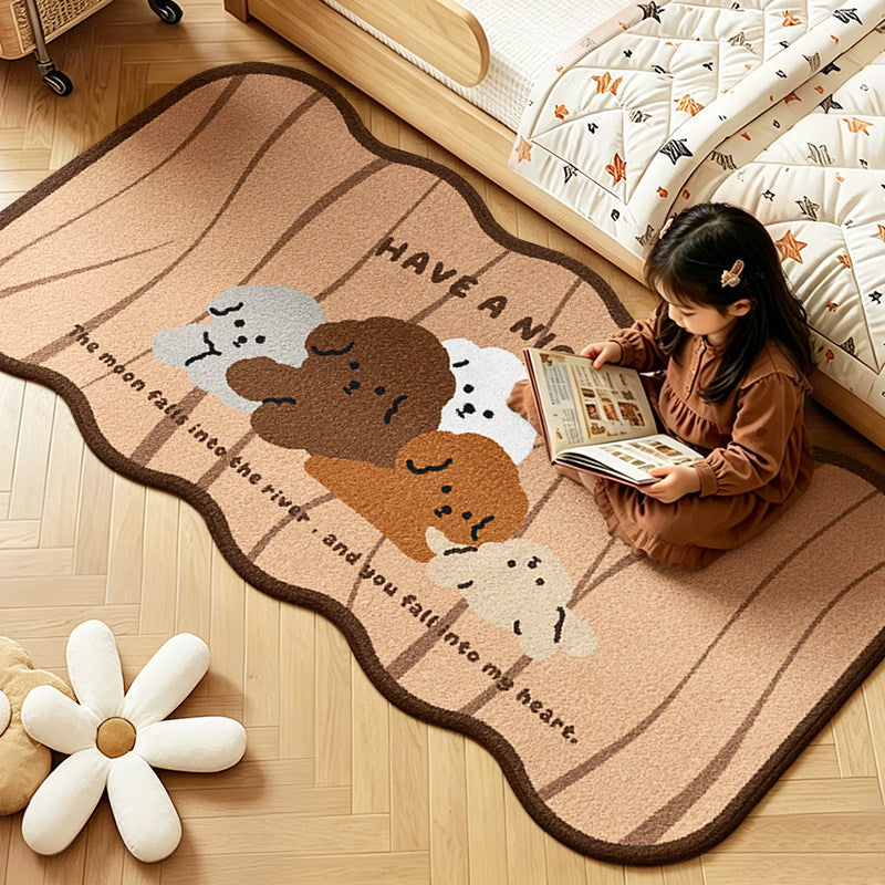Kinderfreundlicher Spieltier-Design-Teppich Brehn