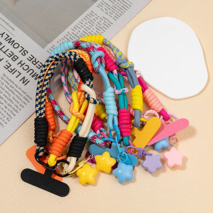 Farbenfrohes Paracord Schlüsselband Brehn