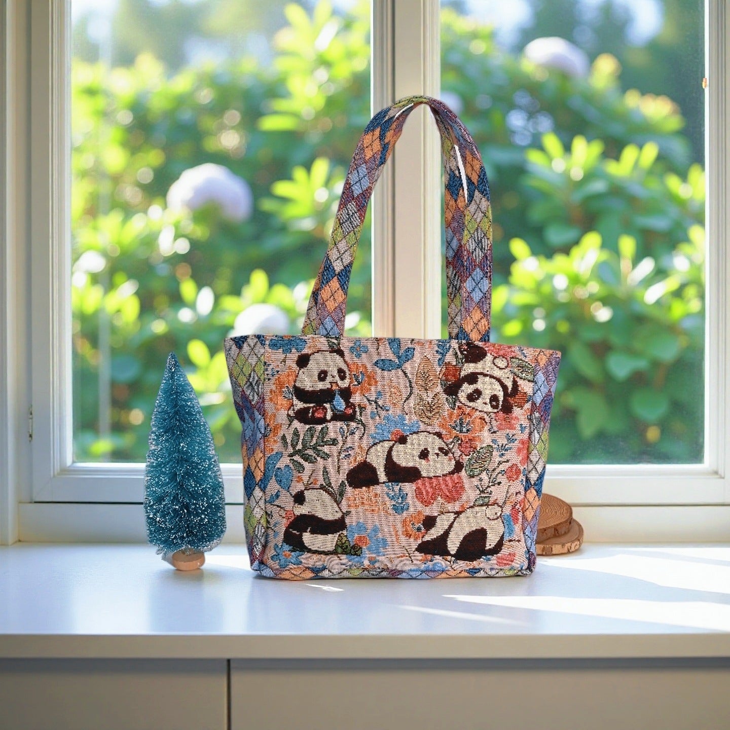 Trendige Kunsthandwerkliche Baumwolltasche Brehn