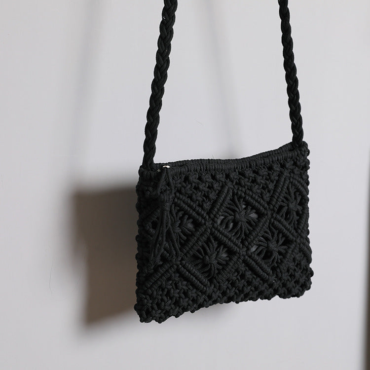 Handgefertigte Makramee Schultertasche Brehn