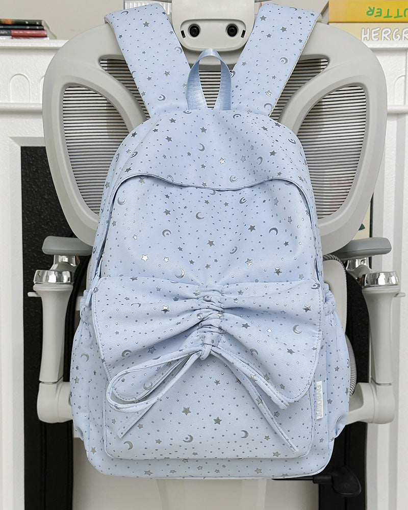 Sternenprint Schleifen-Detail Rucksack Brehn