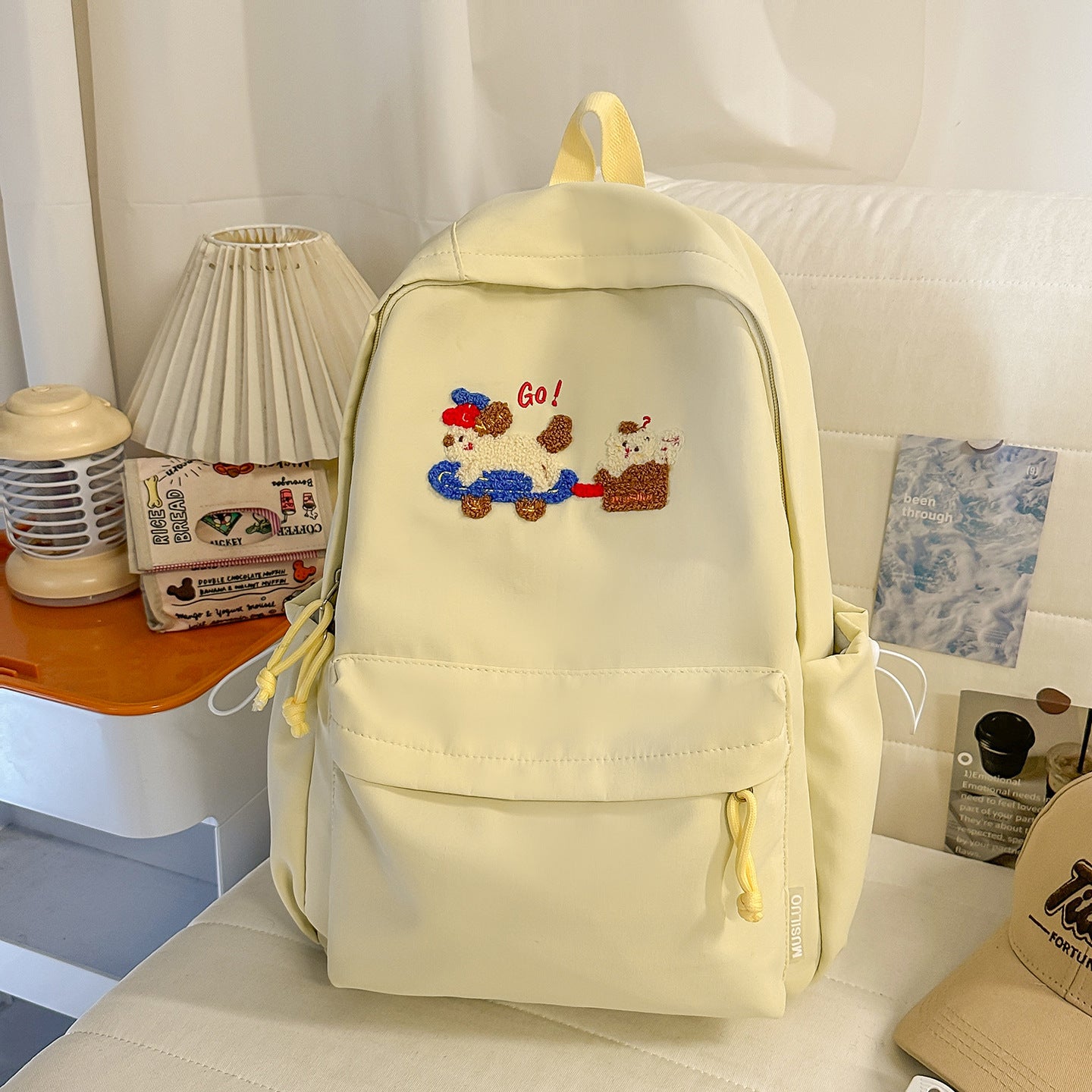 Verspielter Bestickter Rucksack Brehn