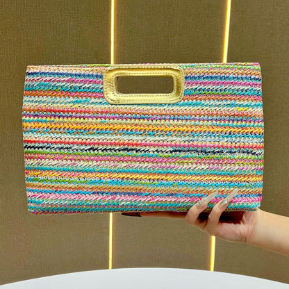Woven Clutch Bag
